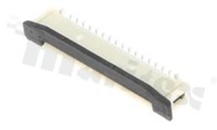 Złącze ZIF do PCB; w rastrze 0.50mm; 32-stykowe; montaż: SMD; pionowe