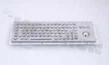 Metalowa klawiatura przemysłowa; IP65; 83 klawisze; trackball; USB;+montażu od spodu; temperatura pracy  -10+60st.C; wymiary 392mm x 135mm