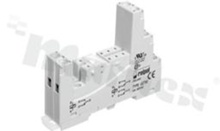Socket for relay RM84; RM85; RM87L; RM87P; RMB841; RMB851;12A; 8 pins; Mounting: DIN; 12A/300 VAC