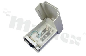 Puszka kablowa 20-parowa; z zainstalowanym gniezdnikiem TEL-SMF-20