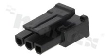 Crimp terminal housing; pitch 3.00mm; 3-contacts; female; applicable wire AWG#20-24; 250V/5A