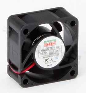 Wentylator; DC; 24VDC; 40x40x20mm; 0.322m3/min; 29.80dB; 2 przewody