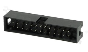 Złącze do PCB; w rastrze 2.54mm; 26-stykowe; montaż: THT; męskie; proste