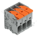 Listwa zaciskowa do PCB; przewód-płytka; na przewód 0.2 - 6.0 mm2; raster 7.5 mm; 3-torowa.; Push-in; szary; 600V/31A