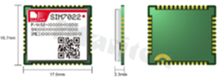 Moduł; LPWA; NB-IoT; FOTA; 2.2-4.3V; LCC; 17.6x15.7x2.3mm