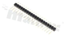 Pin Header; pitch 2.54mm, 1x20 pins, assembly: THT; male; straight; single row
