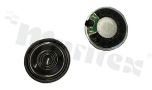 Speaker 28mm; 8 Ohm; 0.5W; 650Hz-20kHz; Cone: mylar; Height: 5mm