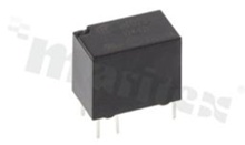 Electromagnetic relay; contact rating current 2A; coil voltage 24VDC; changeover contact (1C); coil power: 200mW; 1A/30VDC; 0.5A/125VAC