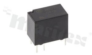 Electromagnetic relay; contact rating current 2A; coil voltage 24VDC; changeover contact (1C); coil power: 200mW; 1A/30VDC; 0.5A/125VAC