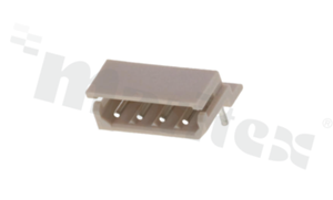 Złącze Kablowe do PCB; w rastrze 2.50mm; 4-stykowe; montaż THT; męskie; poziome