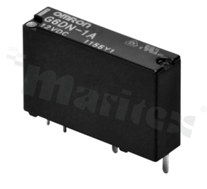 Przekaźnik elektromagnetyczny; prąd znamionowy 5A; napięcie cewki 12VDC; pojedynczy styk zwierny (1A); moc cewki 110mw; 5A/30VDC; 5A/250VAC