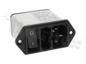 Power Input Modules (PEM); DD12.9321.111; Quick Connect; 3; Flanges, Panel, Screw; Receptacle