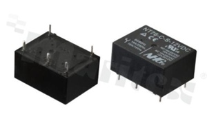Electromagnetic relay; contact rating current 16A; coil voltage 5VDC; changeover contact (1C); 16A/30VDC; 16A/250VAC