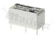 Przekaźnik elektromagnetyczny; prąd znamionowy 6A; napięcie cewki 5VDC; pojedynczy styk zwierny (1A); moc cewki 200mW; 3A/30VDC; 6A/250VAC