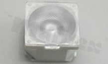 Soczewka do diod LED high power; kąt rozsyłu: 31 do 48 stopni FWHM; ilość diod: 1; rozmiar: 22x22mm; wysokość: 13.2mm; rodzaj materiału: PC; sposób mocowania: taśma