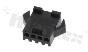 Crimp terminal housing; pitch 2.50mm; 4-contacts; female; applicable wire AWG#28-22; 250V/3A