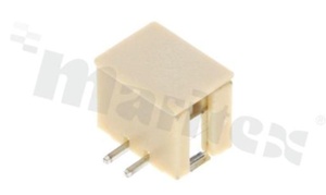 Header for PCB; pitch 2.00mm; 2-contacts; SMD; male; top entry; 100V/2A