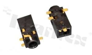 Gniazdo Jack; żeńskie 4-biegunowe; 2.5mm; SMD