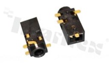 Jack socket; female; stereo; 2.5 mm; SMD