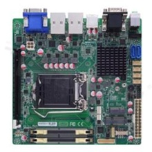 Mini-ITX SBC with LGA1151 9th/8th gen Intel Core i7/i5/i3; RAM up to 64 GB; 6xCOM; 6x USB; 2x LAN; VGA; HDMI; LVDS; 2x SATA; 1x M.2; PCIe x16; oper. temp. 0+60C.