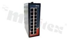 Unmanaged Ethernet switch with 16x10/100Base-T(X); operating temperature -10+60C; DIN rail mountable