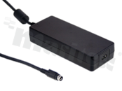 Zasilacz impulsowy; biurkowy; medyczny; 160W; 24V; 6.67A; 80–264VAC; 113-370VDC