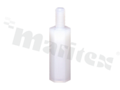 Tulejka dystansowa; plastikowa; sześciokątna; gwint M3x0.5 wewnętrzny-zewnętrzny; wysokość dystansu 7.0mm