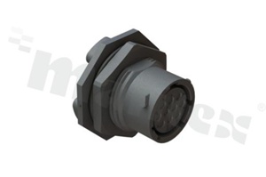 Standard Connector circular; socket; Jam Nut SZ12