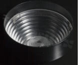 Reflektor do diod LED COB; kąt rozsyłu: 53 do 57 stopni FWHM; ilość diod: 1; rozmiar: okrąg 70mm; wysokość: 36.3mm; rodzaj materiału: PMMA; PC; sposób mocowania: gniazdo
