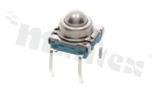 Przełącznik Tact Switch; THT; wymiary korpusu 3.7x4.8; h=1.55mm; pionowy; o sile nacisku 180gf; przycisk okrągły