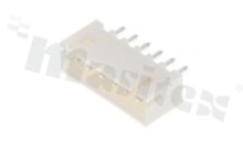 Header for PCB; pitch 2.50mm; 6-contacts; THT; male; top entry; 250V/3A