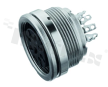 Gniazdo; żeńskie; M16; 12 pinów; na panel; seria C091A; IP40