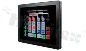 Komputer panelowy 15"; pojemnościowy ekran dotykowy; Intel Atom Dual-Core D2550 1.86GHz; 1 HDMI; 1COM; 2 USB; 1 LAN; 1CF; opcjonalnie WiFi; 3G