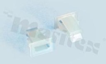 Oprawka diody LED; średnica LED 2x5.0mm; biała