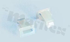 Oprawka diody LED; średnica LED 2x5.0mm; biała