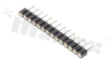 SIP Socket; in pitch 2.54mm; 1x14-pins; precise
