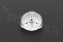 Lens for LED mid power; angle: 158.4 degrees ; Number of LEDs: 1; Dimensions: round 15.7mm; Height: 4.73mm; material: PMMA; Fastening: screw