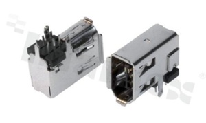 Socket IEEE; 6-contacts; R/A