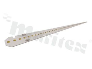 Module 8 LED CREE JB2835B-J; rectangular 70x20; CCT 5700K; CRI 80; 201lm/W; 302lm/180mA; 24V