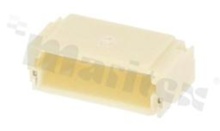 Header for PCB; pitch 1.00mm; 6-contacts; SMD; male; side entry; 50V/1A