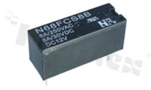 Przekaźnik elektromagnetyczny; prąd znamionowy 8A; napięcie cewki 5VDC; pojedynczy styk przełączny (1C); 8A/30VDC; 8A/250VAC