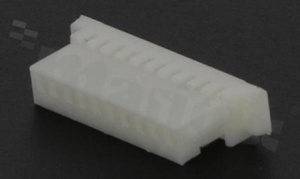Korpus złącza kablowego; w rastrze 1.00mm; 10-stykowego; żeńskie; na przewód AWG#28-32; 50V/1A