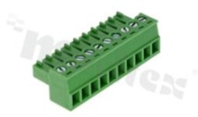 Pluggable terminal block; 5.08mm pitch; 2-ways; female; for wire 2.50mm2(28-12AWG); wire insertion direction same as plug-in direction; p.bronze contacts; brass cage; UL 300V/15A