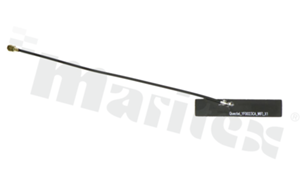 Antenna; FPC; Wi-Fi Dual-band; 2400-7125MHz; 7.0dBi; linear; RF I; adhesive; 37.80x7.50mm; black