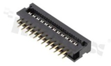 Złącze kablowe do PCB; w rastrze 2.54mm; 24-stykowe; do przewodu wstążkowego AWG#26-#28
