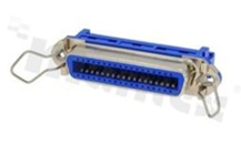 Centronics connector; female; 36-contacts, with crimp connection