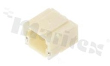 Header for PCB; pitch 1.00mm; 2-contacts; SMD; male; side entry; 50V/1A