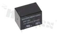 Przekaźnik elektromagnetyczny; prąd znamionowy 1A; napięcie cewki 12VDC; pojedynczy styk przełączny (1C); 1A/30VDC; 1A/125VAC