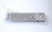 Metalowa klawiatura przemysłowa; IP65; 66 klawiszy; trackball; USB; montaż panelowy; temperatura pracy  -10+60st.C; wymiary 392mm x 110mm