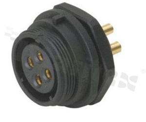 SP2112/S5B socket; female; 5 pins (2+3); IP68; soldered